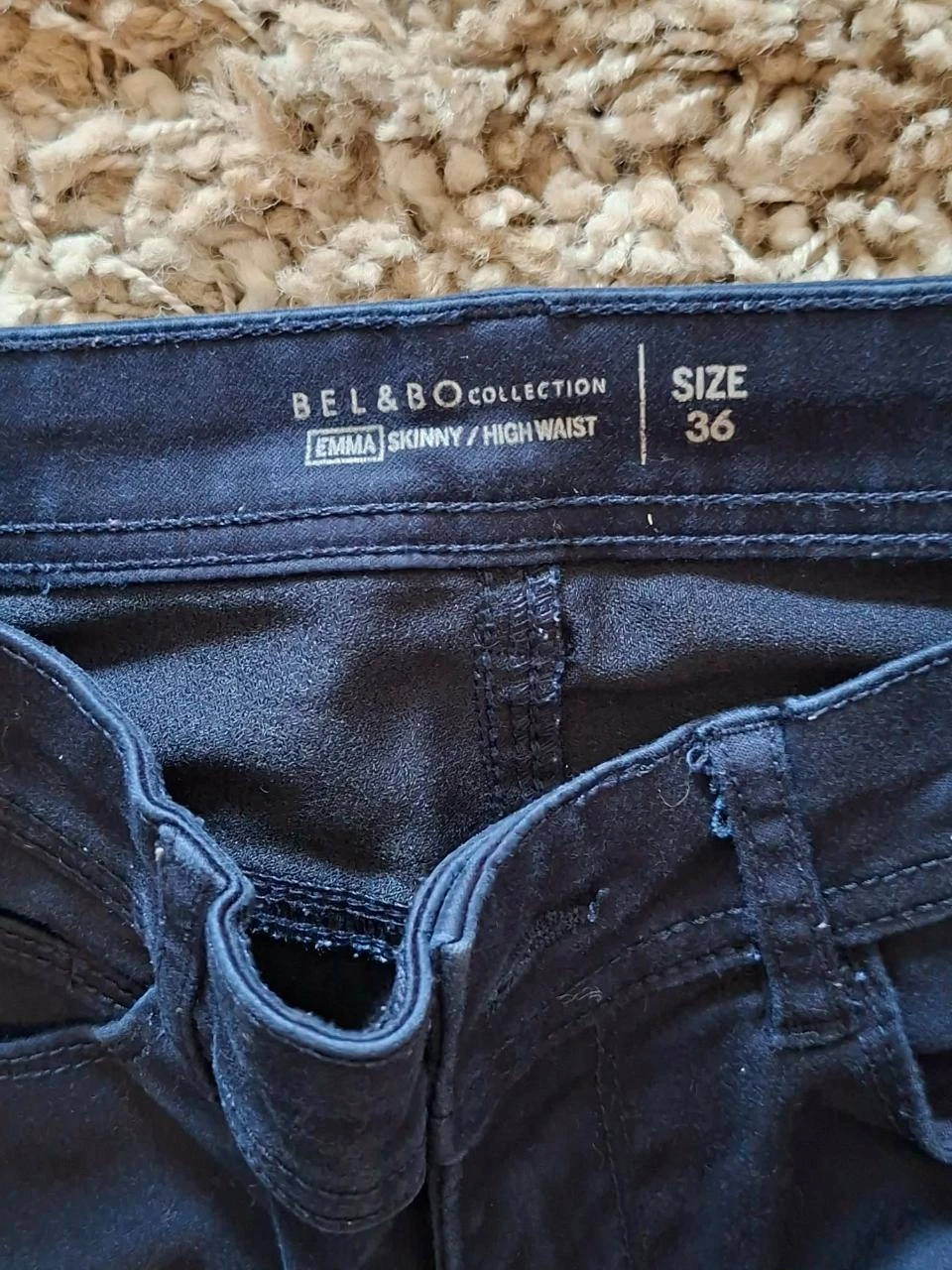 dark blue skinny pants / Bel&Bo – photo 2